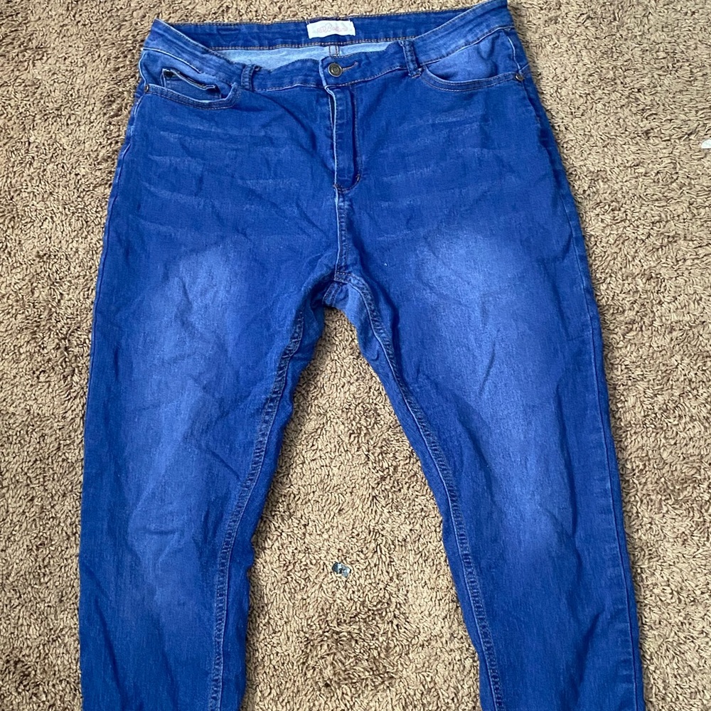 Christian Louboutin Blue Skinny Jeans